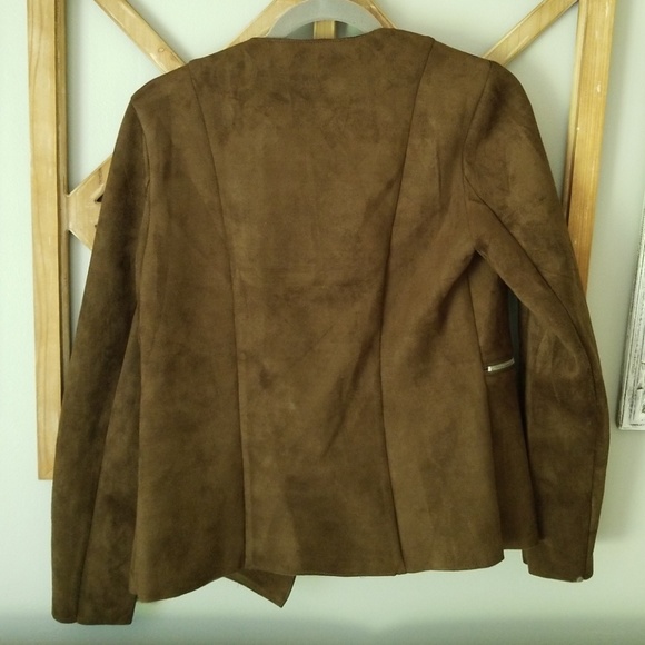 Justfab Dark Olive Green Jacket NEW w/tags! - Picture 7 of 8